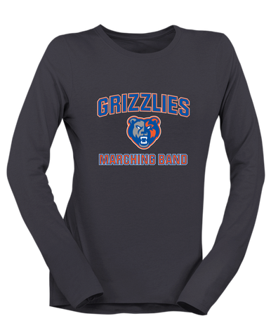 Grand Oaks Grizzlies Marching Band Women's LS T-Shirt