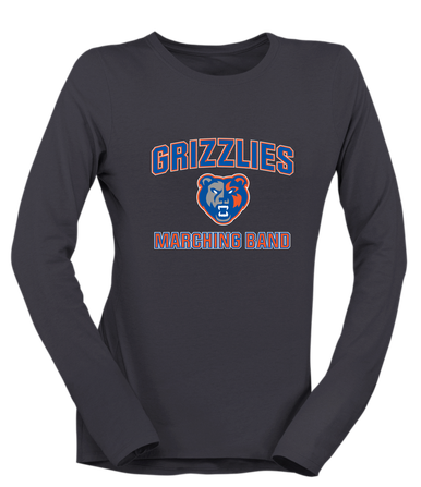 Grand Oaks Grizzlies Marching Band Women's Premium LS T-Shirt