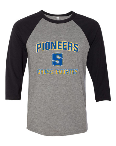 Stillwater Pioneers Cross Country Men's Baseball T-Shirt