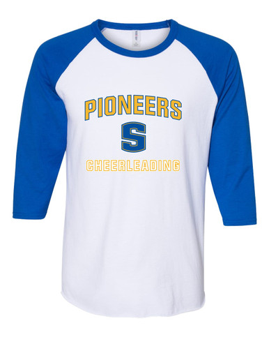 Stillwater Pioneers Cheerleading Women's Baseball T-Shirt