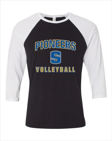 Stillwater Pioneers Volleyball Women's Baseball T-Shirt