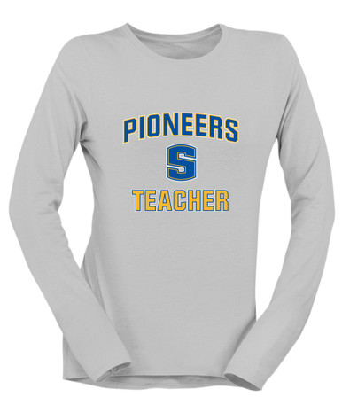 Stillwater Pioneers Teacher Women's LS T-Shirt