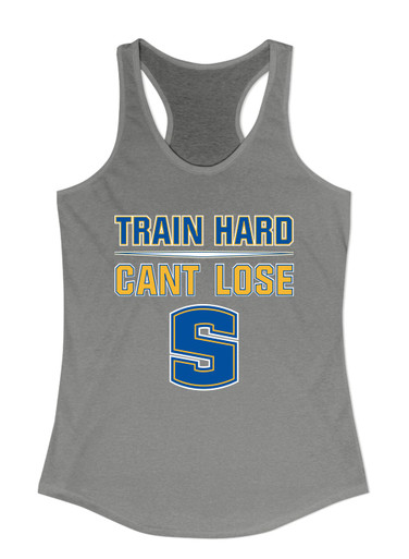 Stillwater Pioneers Train Hard, Can't Lose Women's Tank Top