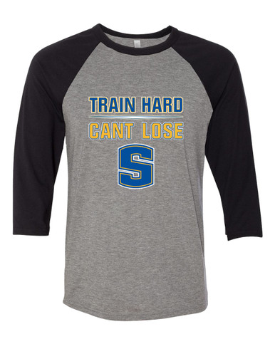 Stillwater Pioneers Train Hard, Can't Lose Women's Baseball T-Shirt