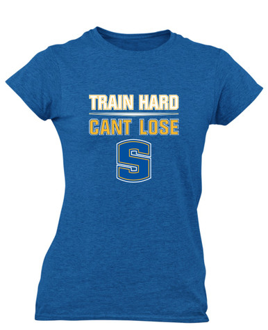 Stillwater Pioneers Train Hard, Can't Lose Women's Premium SS T-Shirt