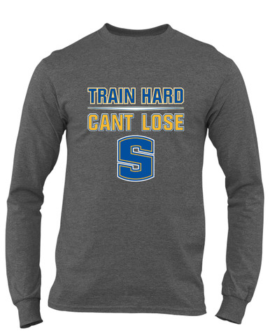 Stillwater Pioneers Train Hard, Can't Lose Men's LS T-Shirt