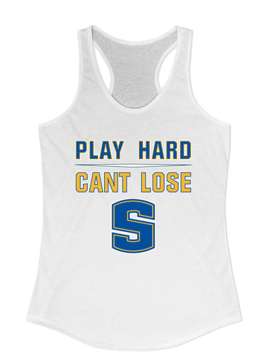 Stillwater Pioneers Play Hard, Can't Lose Women's Tank Top