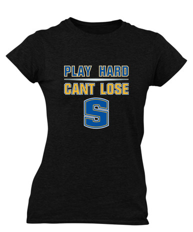 Stillwater Pioneers Play Hard, Can't Lose Women's Premium SS T-Shirt