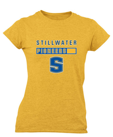 Stillwater Pioneers Mascot #7 Women's SS T-Shirt