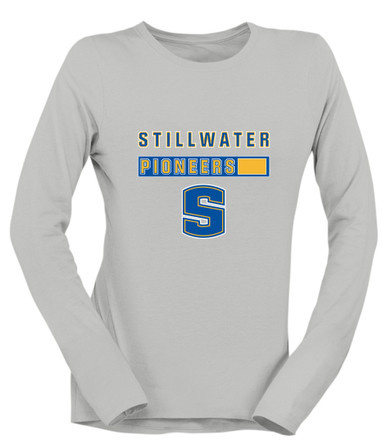 Stillwater Pioneers Mascot #7 Women's Premium LS T-Shirt