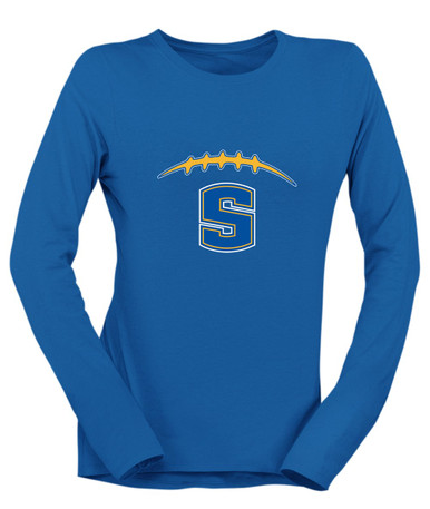 Stillwater Pioneers Football #2 Women's LS T-Shirt