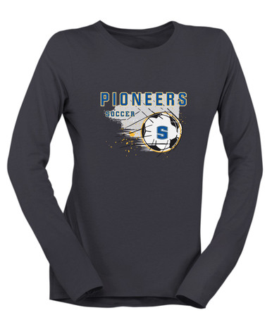 Stillwater Pioneers Soccer #2 Women's Premium LS T-Shirt