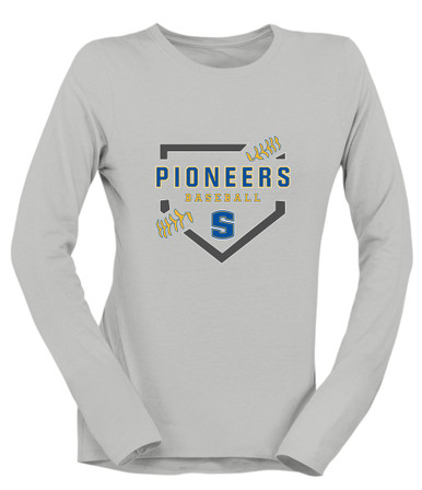 Stillwater Pioneers Baseball #2 Women's Premium LS T-Shirt