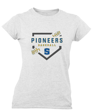 Stillwater Pioneers Baseball #2 Women's Premium SS T-Shirt