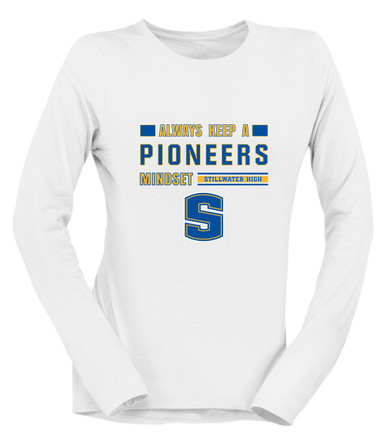 Stillwater Pioneers Mindset Women's Premium LS T-Shirt