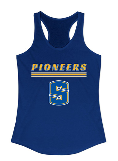 Stillwater Pioneers Mascot #8 Women's Tank Top