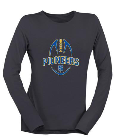 Stillwater Pioneers Football #5 Women's LS T-Shirt