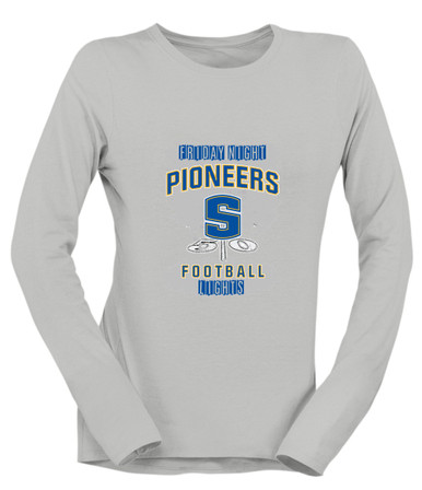 Stillwater Pioneers Football #6 Women's Premium LS T-Shirt