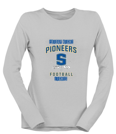Stillwater Pioneers Football #6 Women's LS T-Shirt