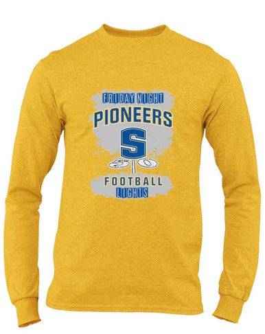 Stillwater Pioneers Football #6 Men's LS T-Shirt