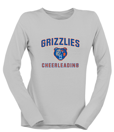 Grand Oaks Grizzlies Cheerleading Women's LS T-Shirt