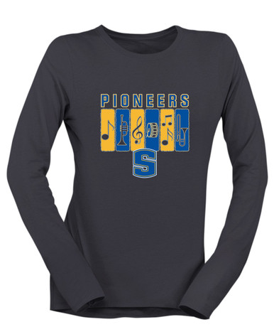 Stillwater Pioneers Band # 2 Women's LS T-Shirt