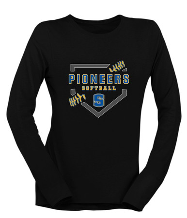 Stillwater Pioneers Softball #2 Women's Premium LS T-Shirt