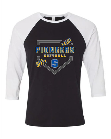 Stillwater Pioneers Softball #2 Women's Baseball T-Shirt