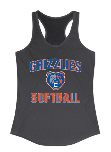 Grand Oaks Grizzlies Softball #1 Women's Tank Top