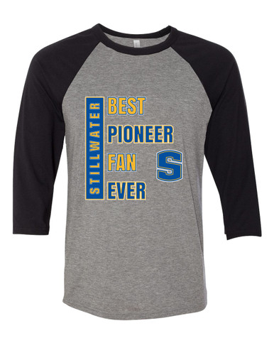 Stillwater Pioneers Best Pioneer Fan Women's Baseball T-Shirt