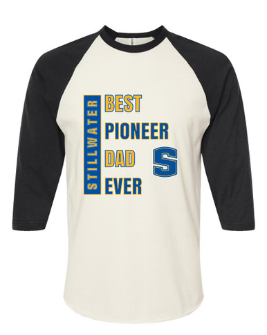 Stillwater Pioneers Best Pioneer Dad Men's Baseball T-Shirt