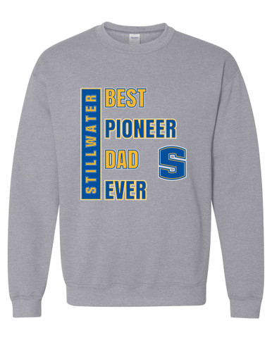 Stillwater Pioneers Best Pioneer Dad Men's Sweatshirt