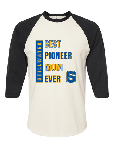 Stillwater Pioneers Best Pioneer Mom Women's Baseball T-Shirt
