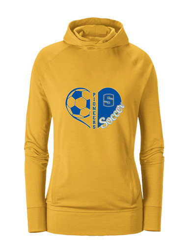 Stillwater Pioneers Heart Soccer Women's Hoodie