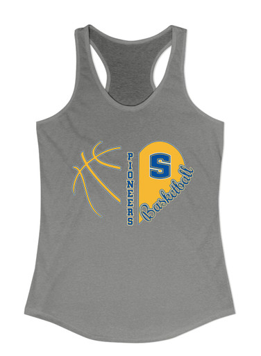 Stillwater Pioneers Heart Basketball Women's Tank Top
