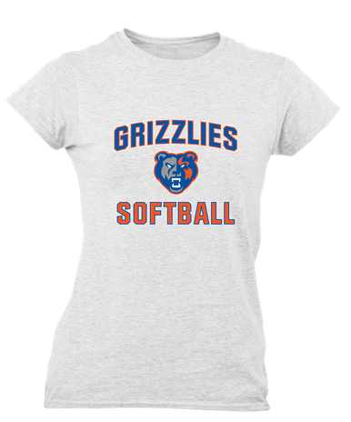 Grand Oaks Grizzlies Softball #1 Women's SS T-Shirt