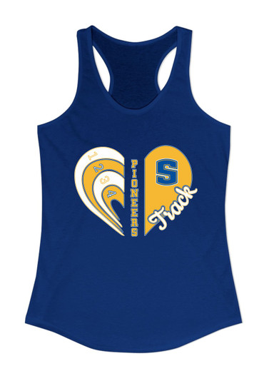 Stillwater Pioneers Heart Track Women's Tank Top
