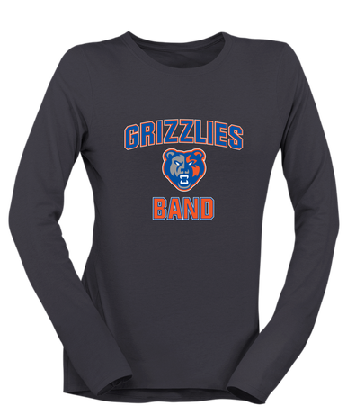 Grand Oaks Grizzlies Band # 1 Women's LS T-Shirt