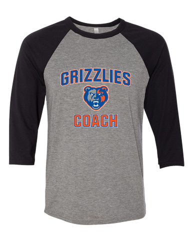 Grand Oaks Grizzlies Coach Women's Baseball T-Shirt