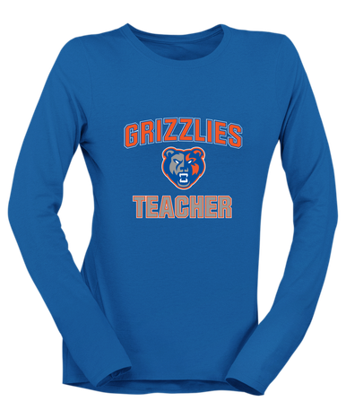 Grand Oaks Grizzlies Teacher Women's LS T-Shirt