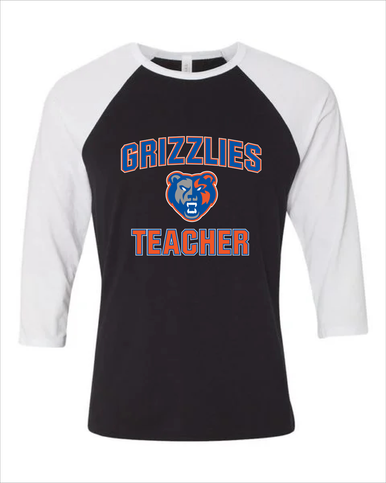 Grand Oaks Grizzlies Teacher Men's Baseball T-Shirt