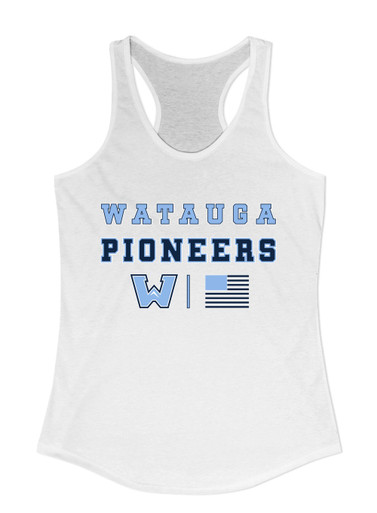 Watauga Pioneers Spirit Flag Women's Tank Top