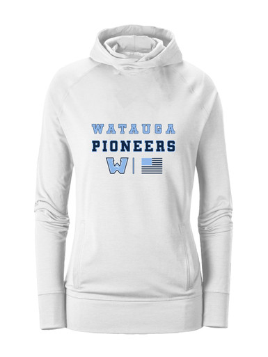 Watauga Pioneers Spirit Flag Women's Hoodie