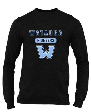 Watauga Pioneers Mascot #3 Men's Premium LS T-Shirt