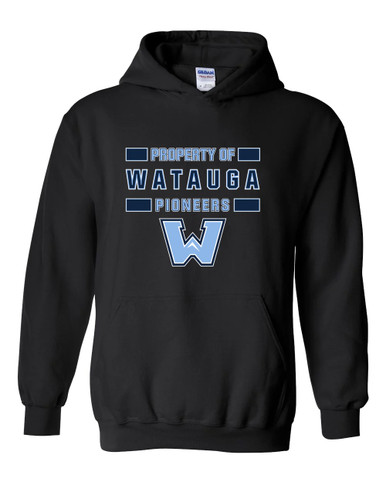 Watauga Pioneers Property Of Men's Hoodie