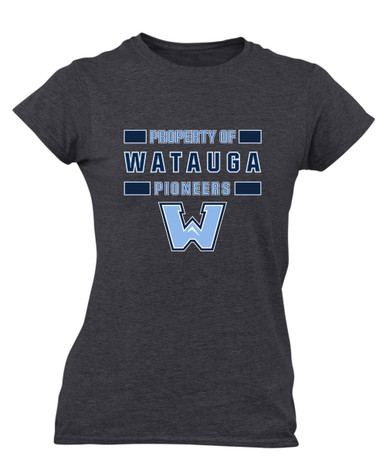 Watauga Pioneers Property Of Women's SS T-Shirt
