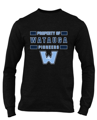 Watauga Pioneers Property Of Men's LS T-Shirt