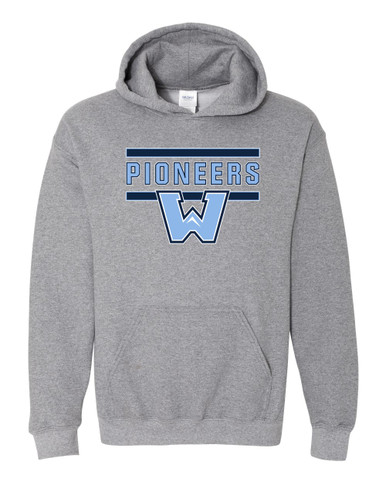 Watauga Pioneers Mascot #5 Men's Hoodie