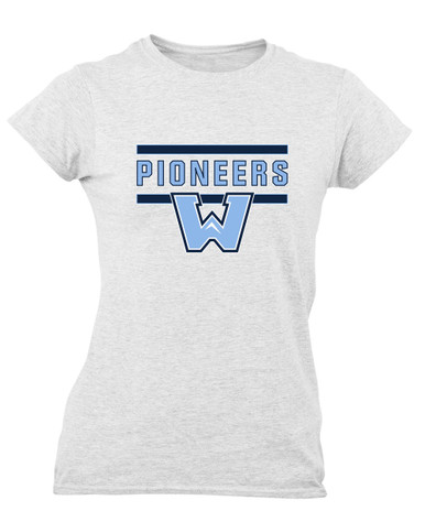 Watauga Pioneers Mascot #5 Women's Premium SS T-Shirt