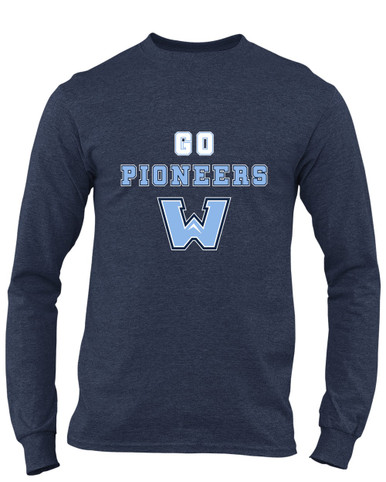 Watauga Pioneers Go Team Men's LS T-Shirt